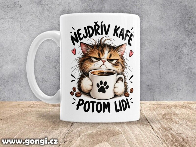 Hrnek - 0502 - Nejdřív kafe, potom lidi